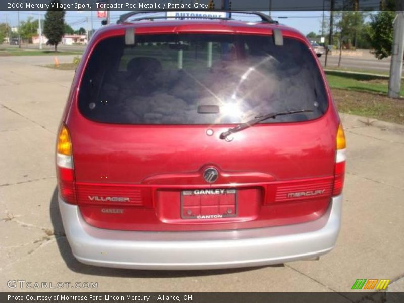 Toreador Red Metallic / Portland Grey 2000 Mercury Villager Sport