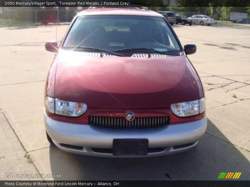 Toreador Red Metallic / Portland Grey 2000 Mercury Villager Sport