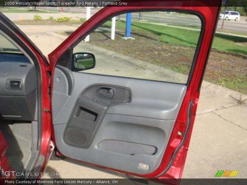 Toreador Red Metallic / Portland Grey 2000 Mercury Villager Sport