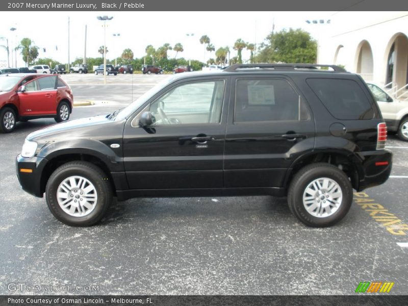 Black / Pebble 2007 Mercury Mariner Luxury