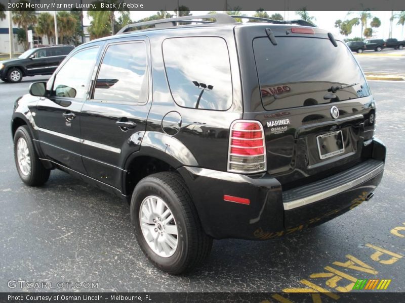 Black / Pebble 2007 Mercury Mariner Luxury