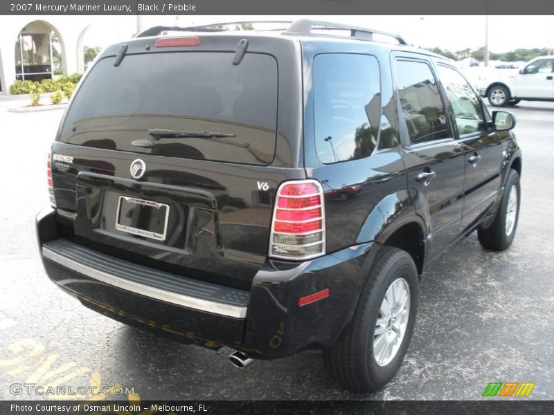 Black / Pebble 2007 Mercury Mariner Luxury