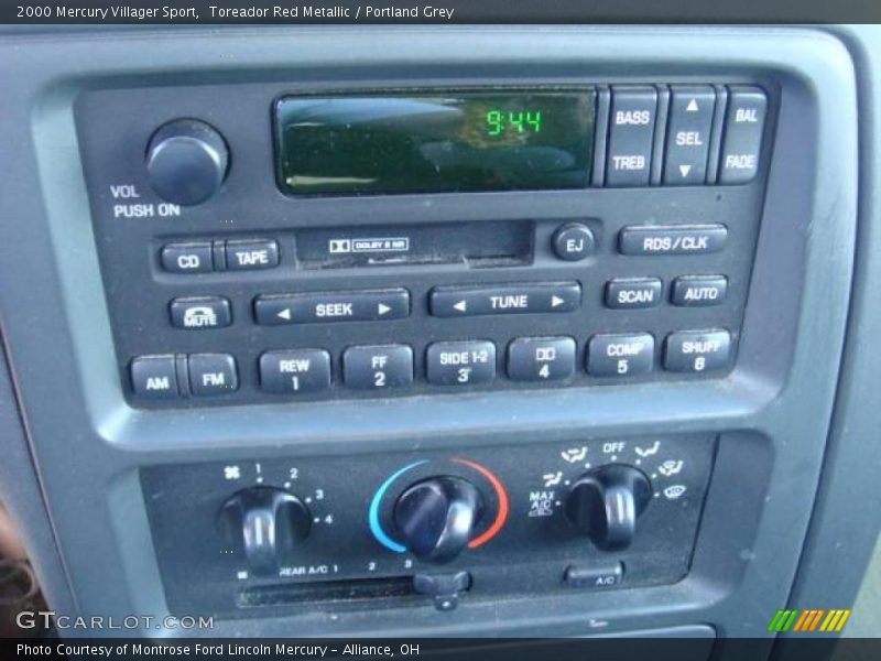 Toreador Red Metallic / Portland Grey 2000 Mercury Villager Sport