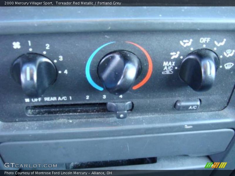 Toreador Red Metallic / Portland Grey 2000 Mercury Villager Sport