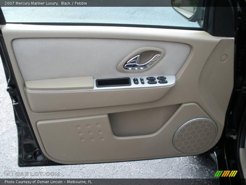 Black / Pebble 2007 Mercury Mariner Luxury