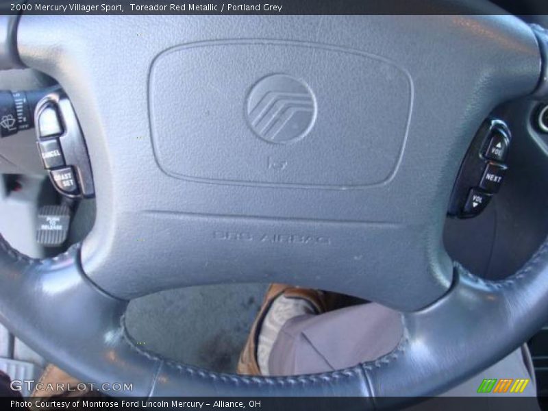 Toreador Red Metallic / Portland Grey 2000 Mercury Villager Sport