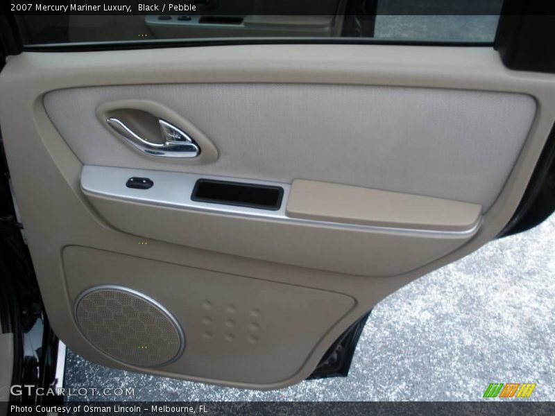 Black / Pebble 2007 Mercury Mariner Luxury