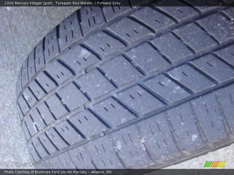 Toreador Red Metallic / Portland Grey 2000 Mercury Villager Sport