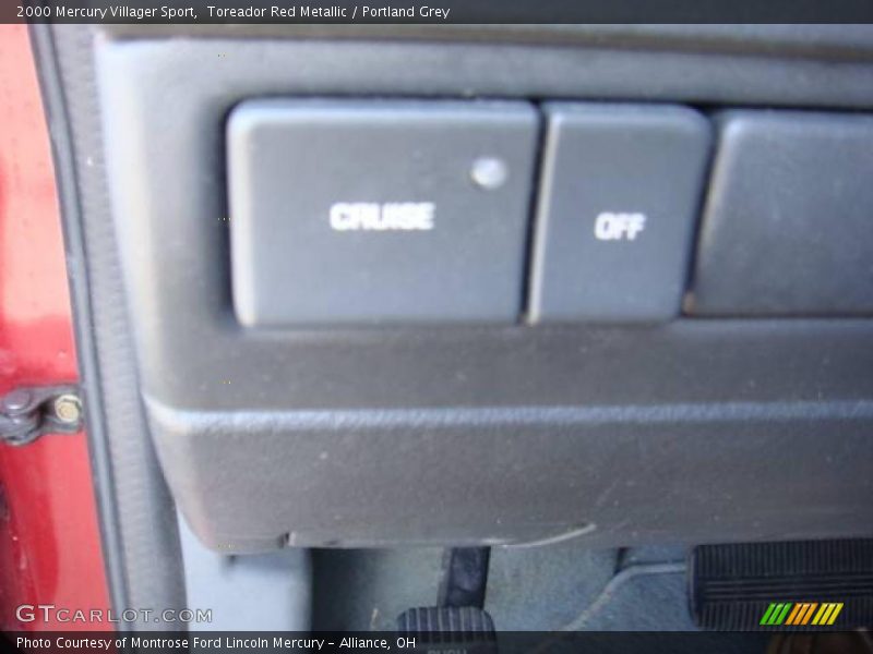 Toreador Red Metallic / Portland Grey 2000 Mercury Villager Sport