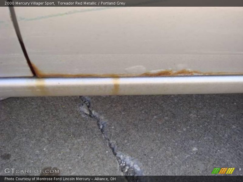Toreador Red Metallic / Portland Grey 2000 Mercury Villager Sport