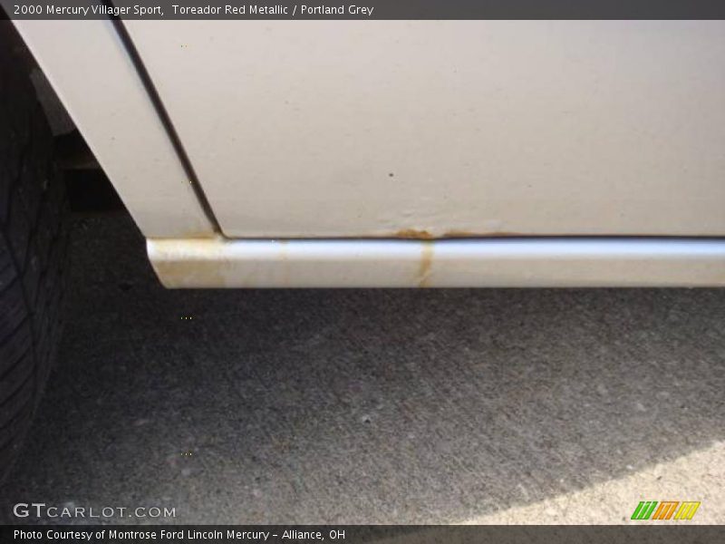 Toreador Red Metallic / Portland Grey 2000 Mercury Villager Sport