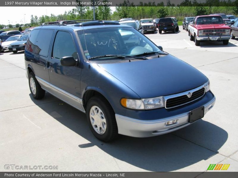 Indigo Blue Metallic / Graphite 1997 Mercury Villager Nautica