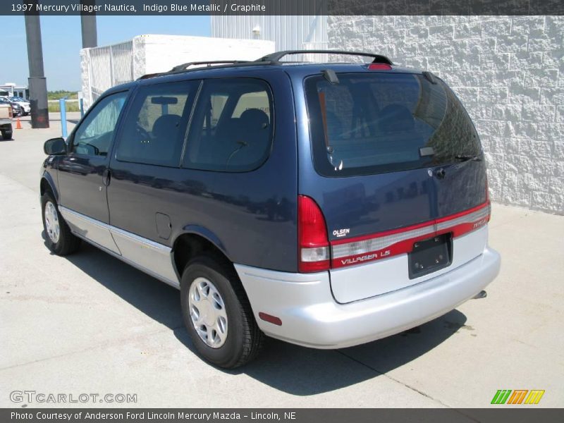 Indigo Blue Metallic / Graphite 1997 Mercury Villager Nautica
