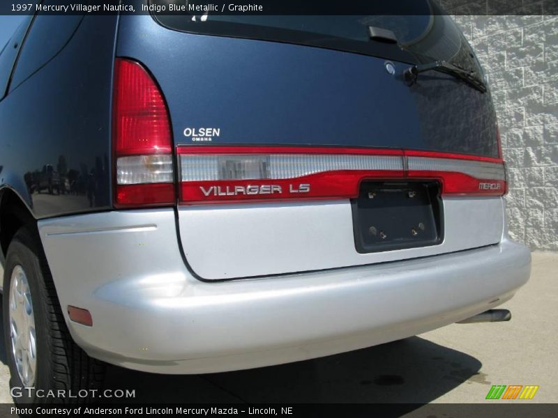 Indigo Blue Metallic / Graphite 1997 Mercury Villager Nautica