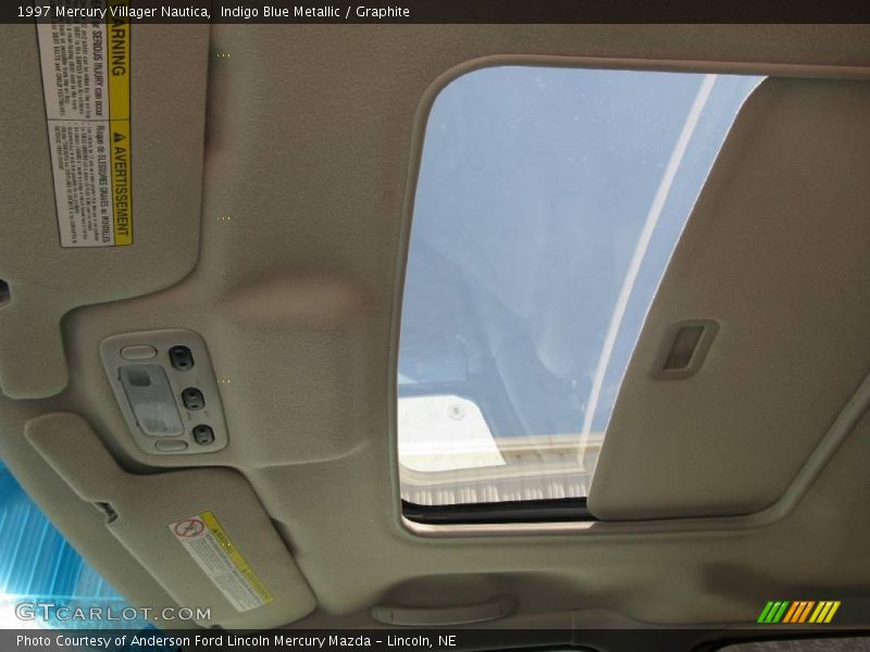 Indigo Blue Metallic / Graphite 1997 Mercury Villager Nautica