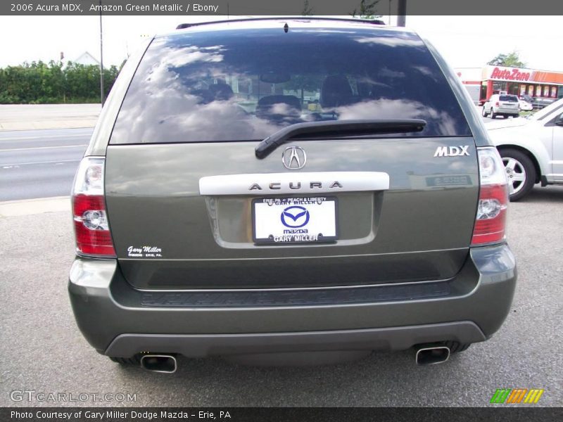 Amazon Green Metallic / Ebony 2006 Acura MDX