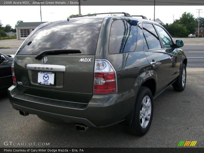Amazon Green Metallic / Ebony 2006 Acura MDX
