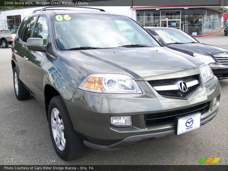 Amazon Green Metallic / Ebony 2006 Acura MDX