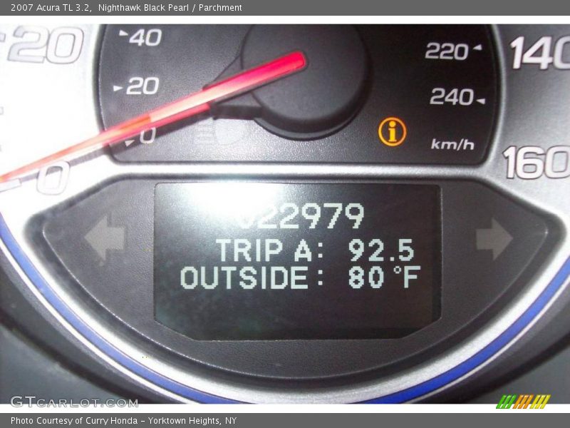 Nighthawk Black Pearl / Parchment 2007 Acura TL 3.2