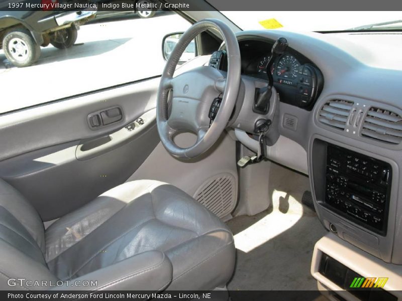 Indigo Blue Metallic / Graphite 1997 Mercury Villager Nautica