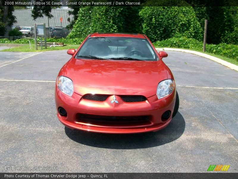 Sunset Orange Pearlescent / Dark Charcoal 2008 Mitsubishi Eclipse SE Coupe