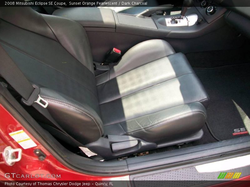 Sunset Orange Pearlescent / Dark Charcoal 2008 Mitsubishi Eclipse SE Coupe