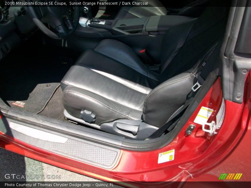 Sunset Orange Pearlescent / Dark Charcoal 2008 Mitsubishi Eclipse SE Coupe
