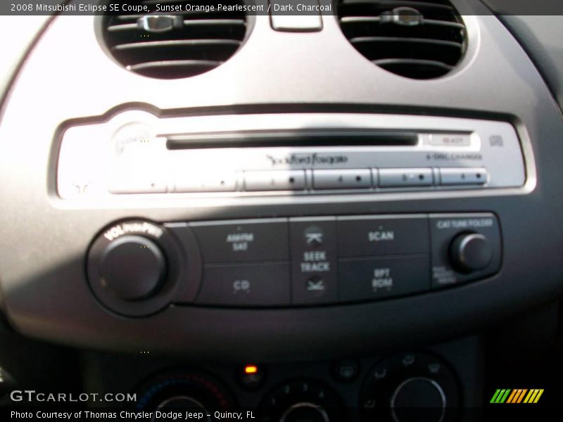Sunset Orange Pearlescent / Dark Charcoal 2008 Mitsubishi Eclipse SE Coupe