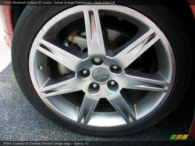 Sunset Orange Pearlescent / Dark Charcoal 2008 Mitsubishi Eclipse SE Coupe