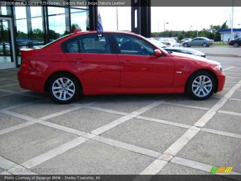 Electric Red / Beige Dakota Leather 2006 BMW 3 Series 325i Sedan