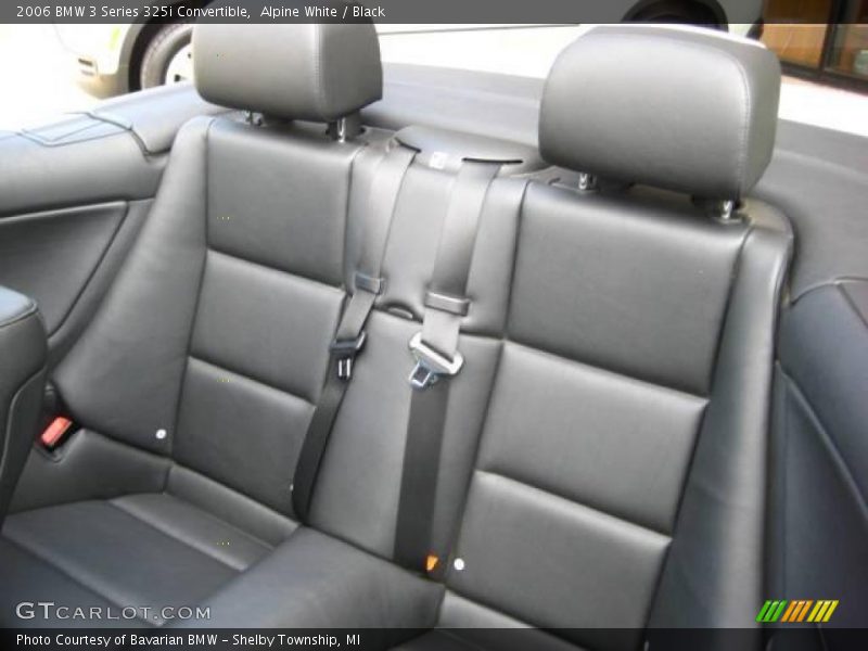 Alpine White / Black 2006 BMW 3 Series 325i Convertible
