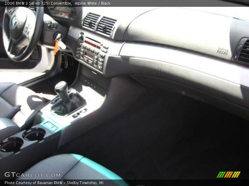 Alpine White / Black 2006 BMW 3 Series 325i Convertible