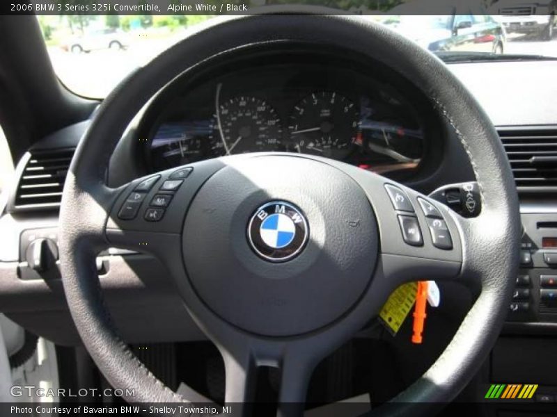 Alpine White / Black 2006 BMW 3 Series 325i Convertible