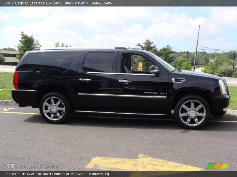 Black Raven / Ebony/Ebony 2007 Cadillac Escalade ESV AWD