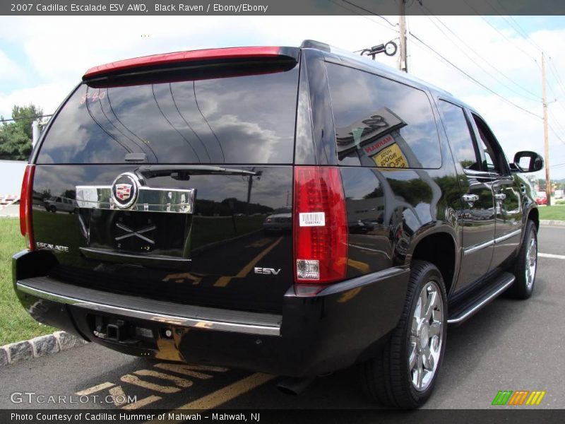 Black Raven / Ebony/Ebony 2007 Cadillac Escalade ESV AWD