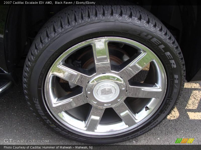 Black Raven / Ebony/Ebony 2007 Cadillac Escalade ESV AWD