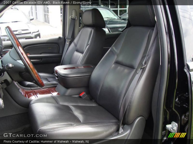 Black Raven / Ebony/Ebony 2007 Cadillac Escalade ESV AWD
