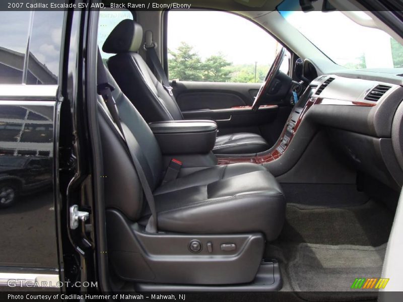 Black Raven / Ebony/Ebony 2007 Cadillac Escalade ESV AWD