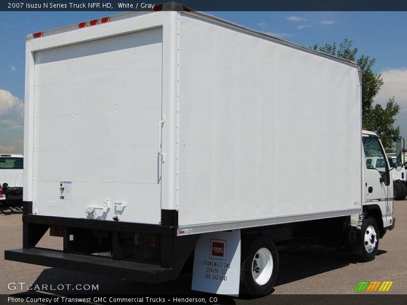 White / Gray 2007 Isuzu N Series Truck NPR HD