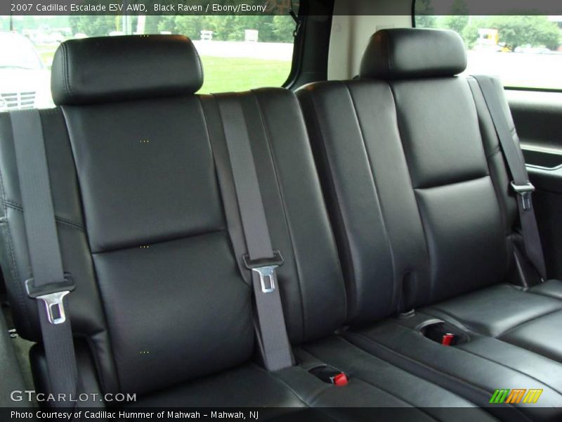 Black Raven / Ebony/Ebony 2007 Cadillac Escalade ESV AWD