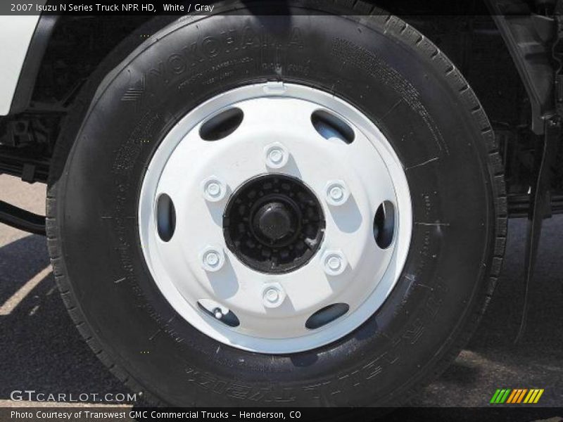 White / Gray 2007 Isuzu N Series Truck NPR HD
