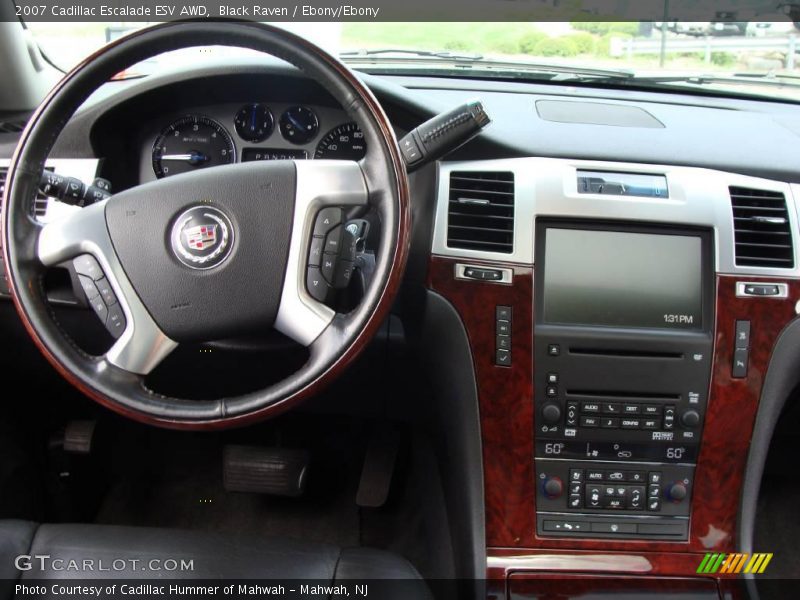 Black Raven / Ebony/Ebony 2007 Cadillac Escalade ESV AWD