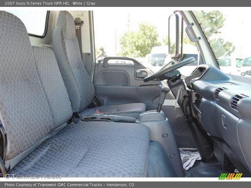 White / Gray 2007 Isuzu N Series Truck NPR HD