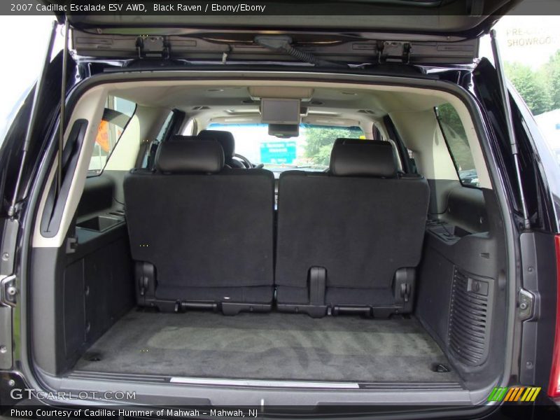 Black Raven / Ebony/Ebony 2007 Cadillac Escalade ESV AWD