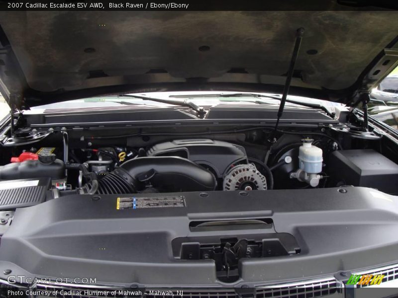 Black Raven / Ebony/Ebony 2007 Cadillac Escalade ESV AWD