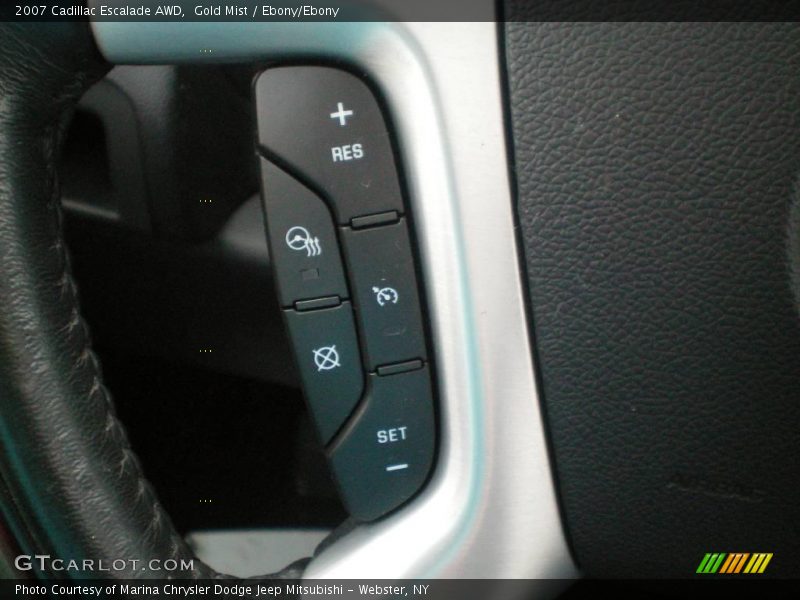 Gold Mist / Ebony/Ebony 2007 Cadillac Escalade AWD