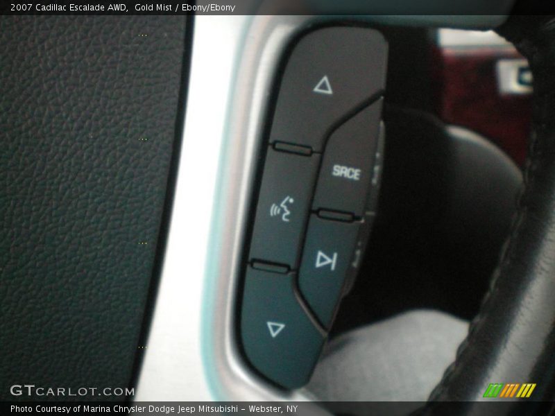 Gold Mist / Ebony/Ebony 2007 Cadillac Escalade AWD