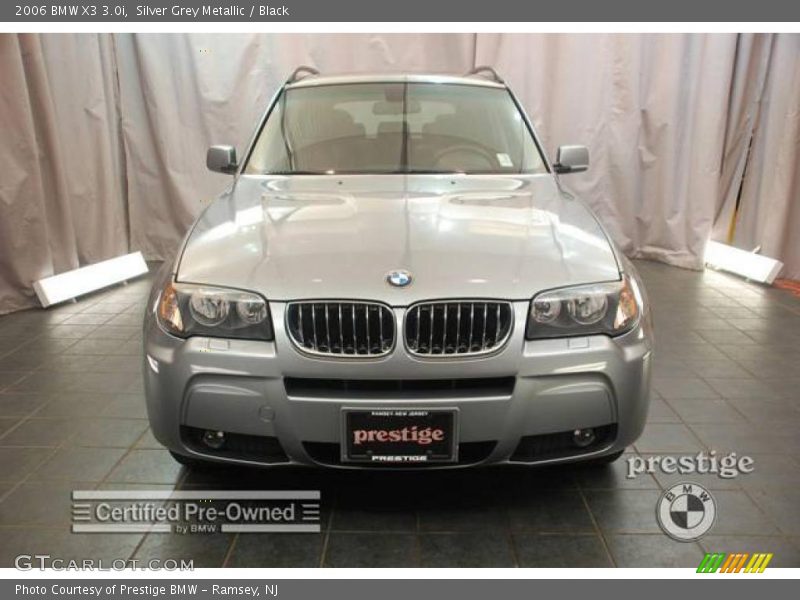 Silver Grey Metallic / Black 2006 BMW X3 3.0i