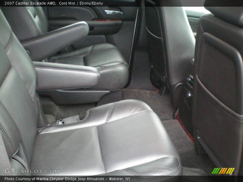 Gold Mist / Ebony/Ebony 2007 Cadillac Escalade AWD