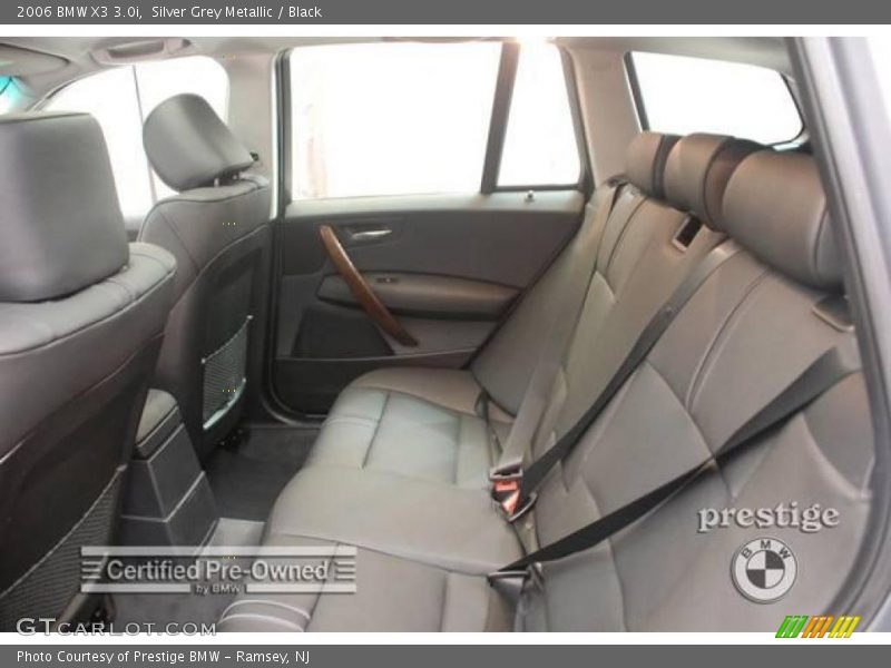 Silver Grey Metallic / Black 2006 BMW X3 3.0i